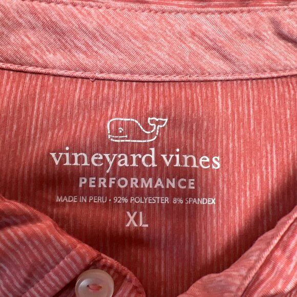 Vinyard Vines Performance Golf polo Men's Size XL Valero Benefit For Children - Picture 2 of 16